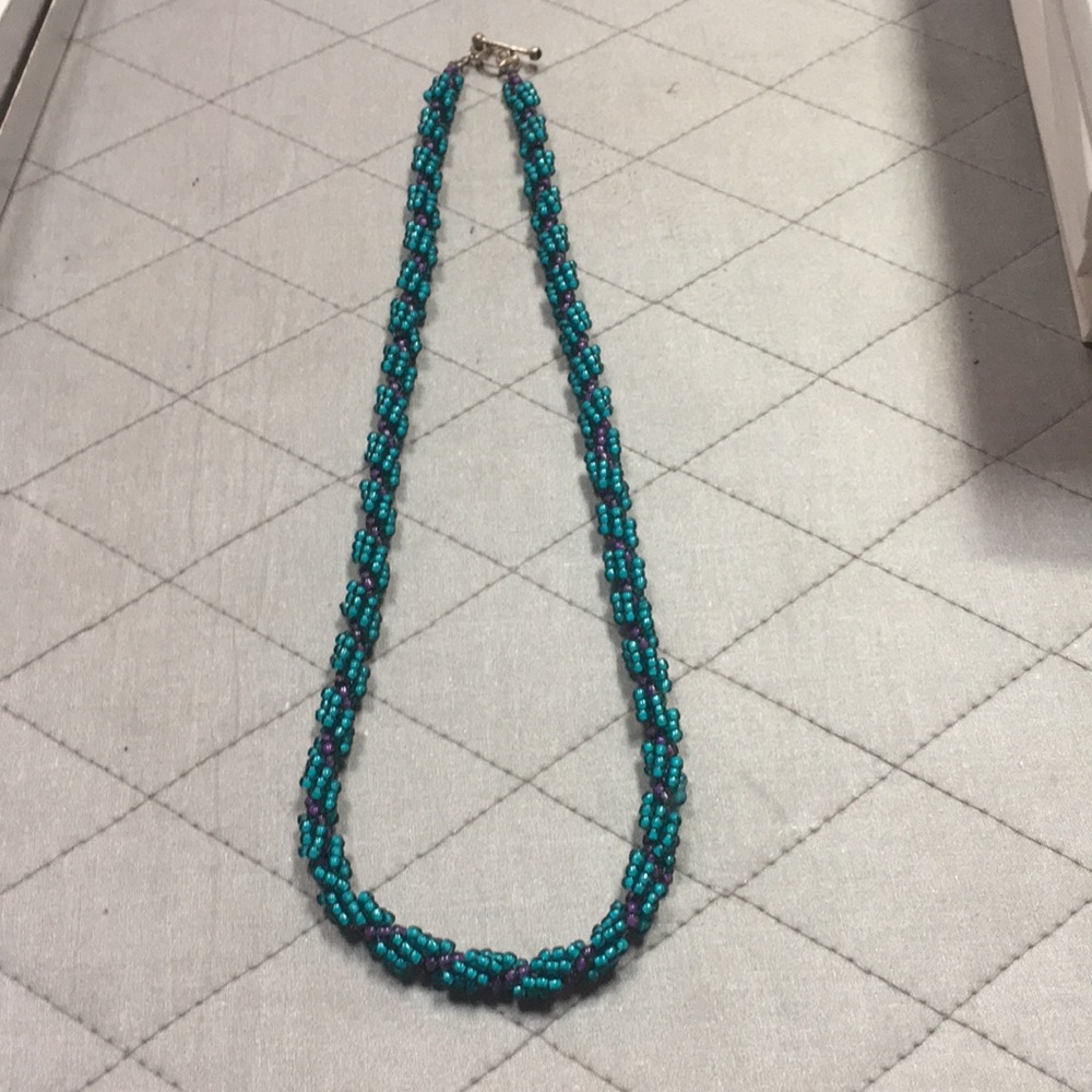 Beaded Spiral Necklace